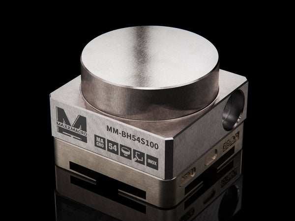 MaxxMacro (System 3R) 54 Stainless Blank Round Stock Holder 1
