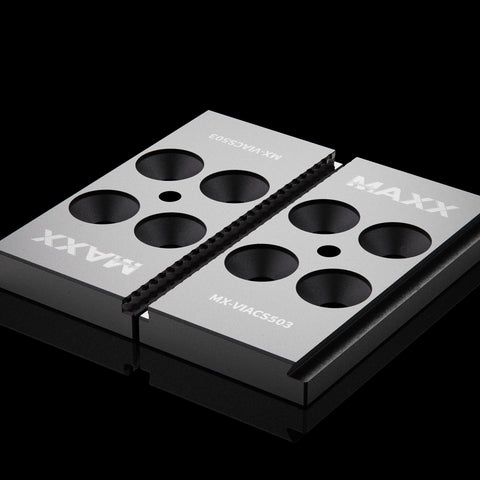 MaxxVise Stainless Self Centering Vise Spare Part Low Profile Jaw 80mm (Set of 2)