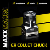 MaxxMacro (System 3R) ER collet Chucks