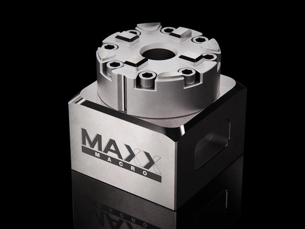 MaxxMacro 54 Manual Chuck with Mounting Plate CNC Manual