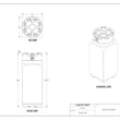 MaxxMacro 54 Aluminum Manual Vertical Extension 200mm