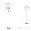 MaxxMacro 54 Aluminum Manual Vertical Extension 250mm