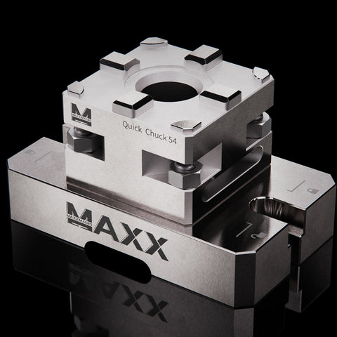 MaxxMacro (System 3R) 54 Manual QuickChuck Chuck With Mounting Plate 1