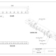 MaxxMacro (System 3R) 239350 MXRuler (3Ruler) Ruler 350mm 5