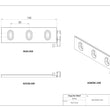 MaxxMacro (System 3R) 2001JU MXRuler (3Ruler) WEDM Reference Element Universal 150mm 5