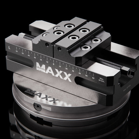 MaxxMagnum (System 3R) Stainless Self Centering Vise 80x120mm 2
